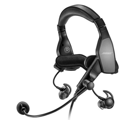 Equipo de apoyo a tierra de aeronaves certificado por la FAA TSO Bose Proflight Serie 2 Piolt Headset